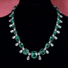 Emerald Gemstone Necklace Pendant NTB025