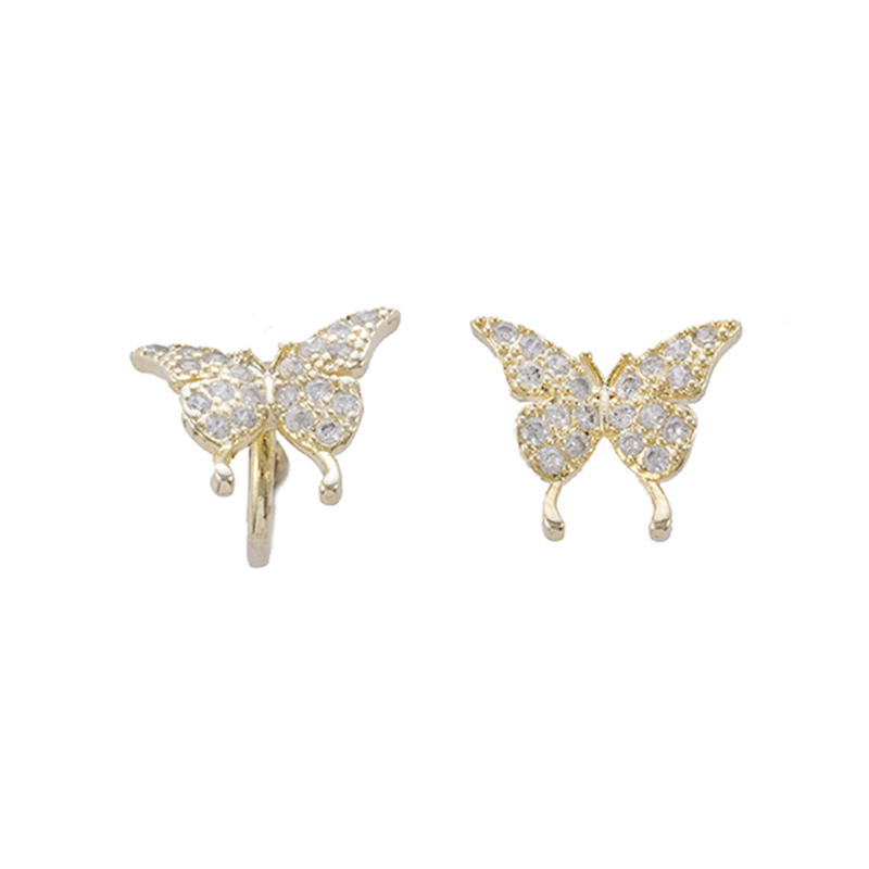 In-stock Butterfly Cubic Zirconia Earrings
