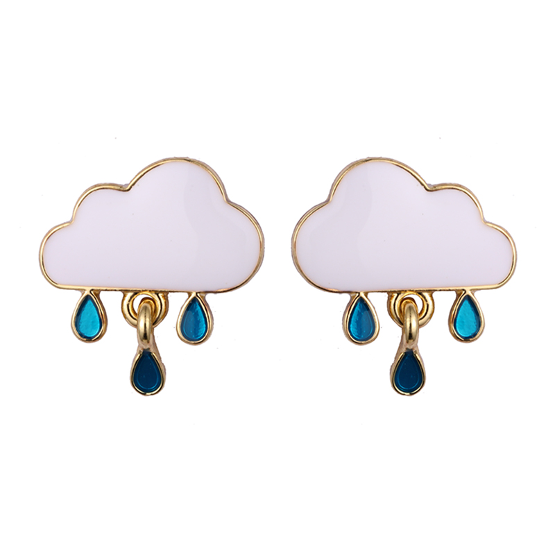 Rainy Weather Multi-color Earrings$0.9~1.4