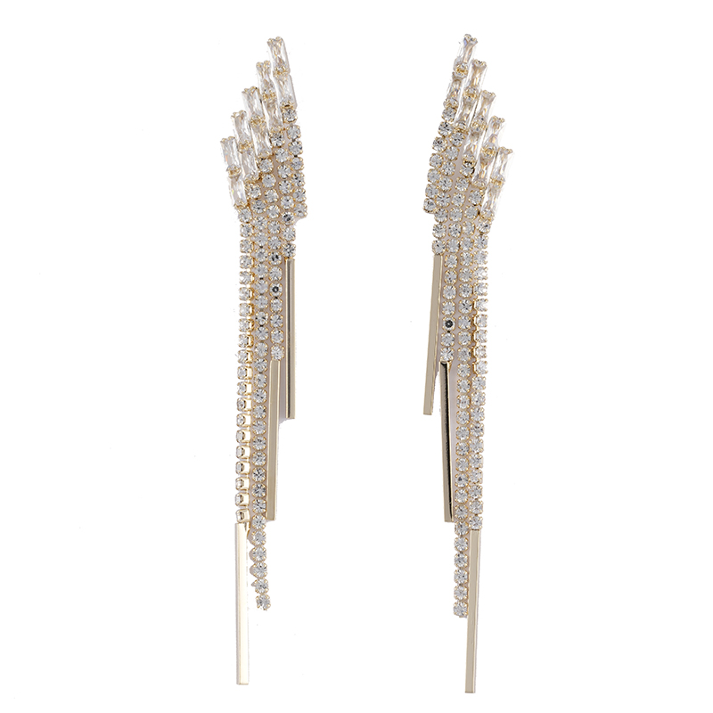 Brass tassel earring for sales with gold color $1.0--$1.5