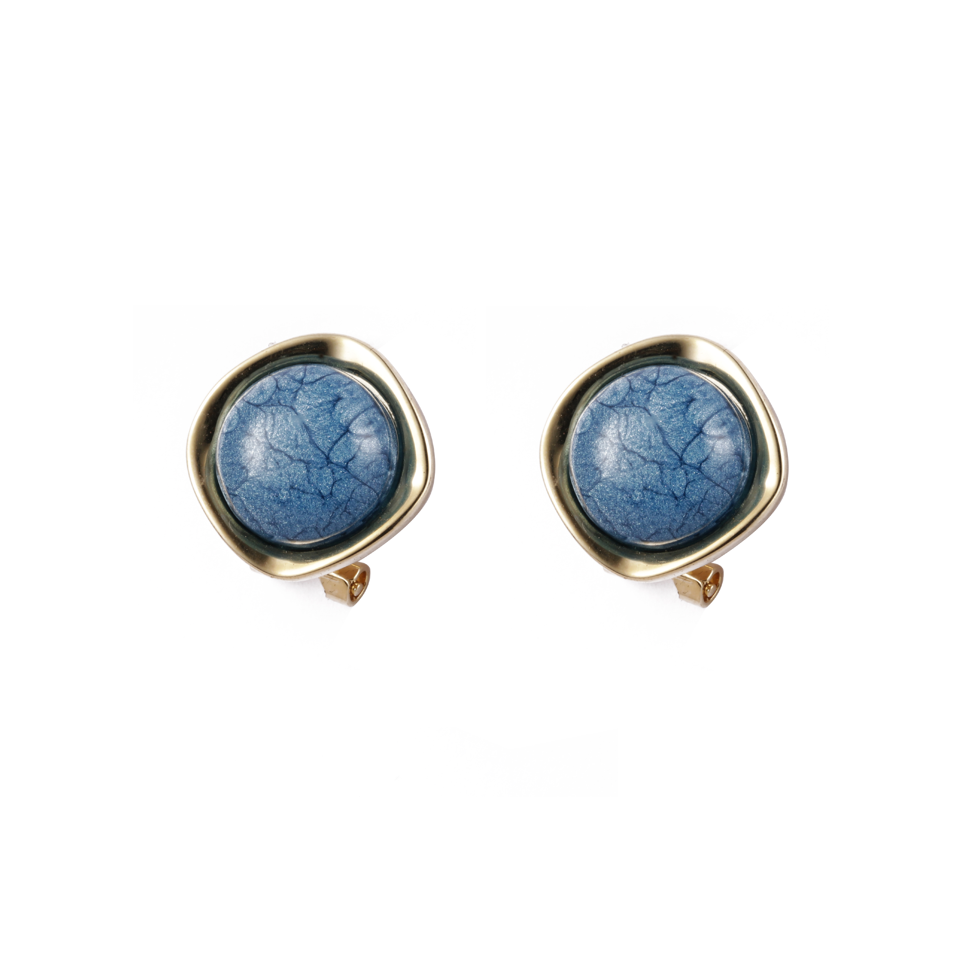 Semi-precious Stone Gold Plated Earrings