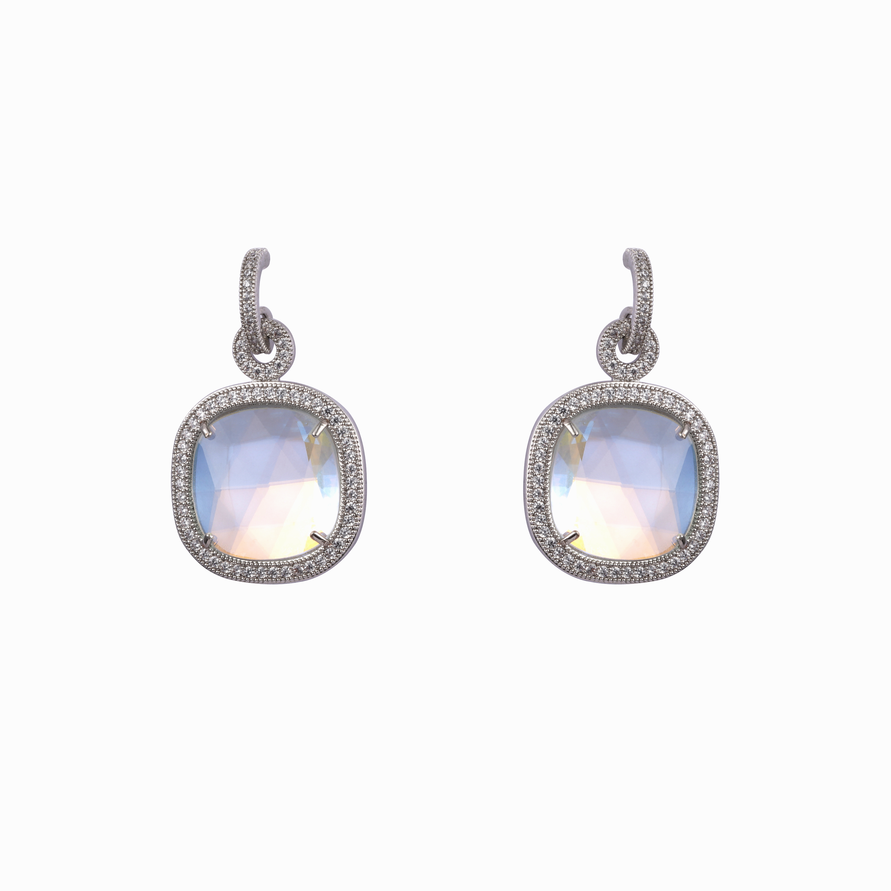 Semi-precious Stone Drop Earrings